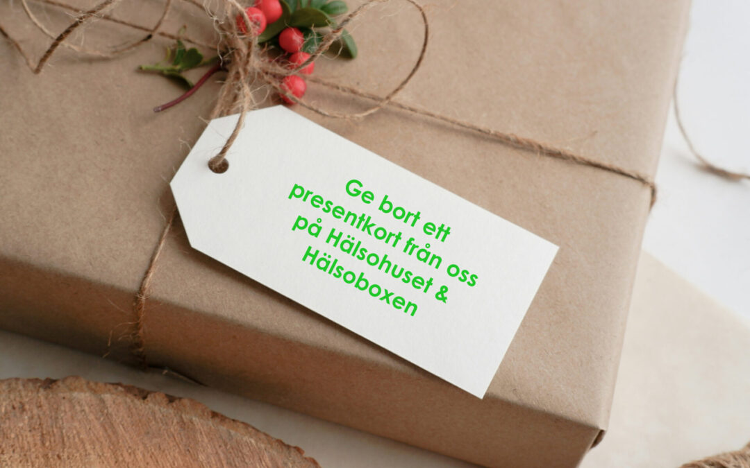 Julklappstips! Ge bort ett presentkort från oss